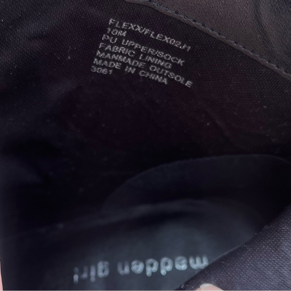 Madden Girl High Heel Boots Black FLEXX/FLEX02M Size 10 M - Picture 9 of 16